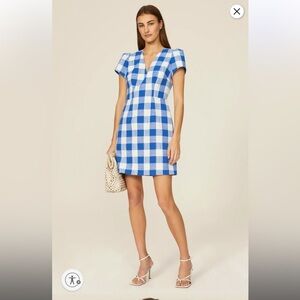 MILLY - Atalie Gingham Dress - SIZE 6! Lightly used!